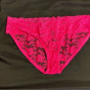 Yandy Vibrant Pink Lace Panties